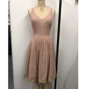 Iridescent Fit and Flare Dress